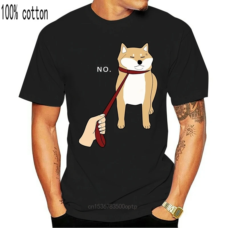 

New Brand T-Shirt Men 2021 Fashion Cute Shiba Inu Nope Doge Meme - No. Standard Unisex T-Shirt T Shirt