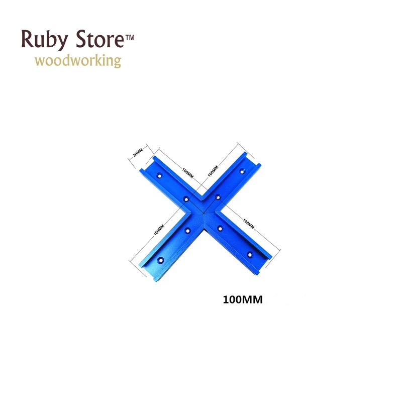 100mm blue 1 комплект(4 шт.) Т-образные детали перекрестка - Цвет: 100mm blue