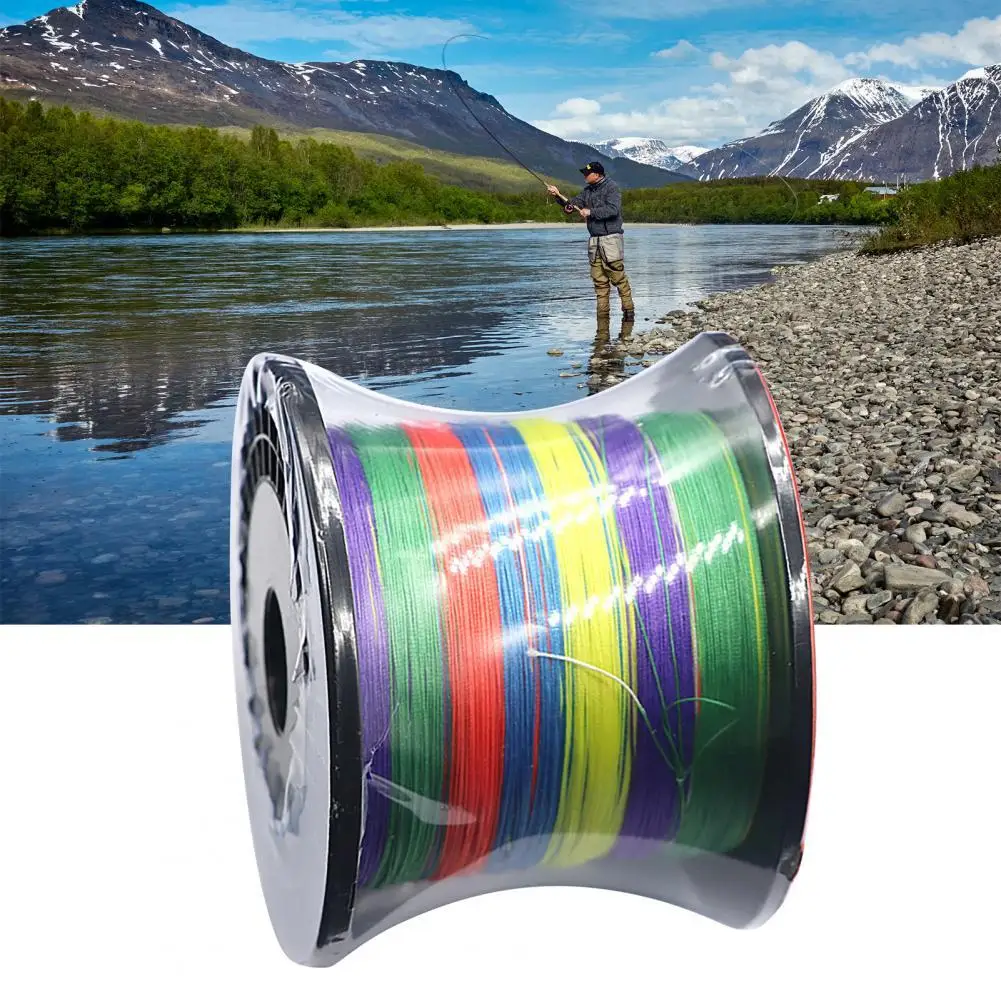 

600m Fishing Line 8 Trands Tear Resistance PE Antiwind Extreme Super Strong Carp Fishing Wire for Angling Fishing Tools