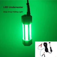 100w 12v waterproof led underwater light lamp for submersible night fishing boat outdoor lighting green lights lamps lure fish