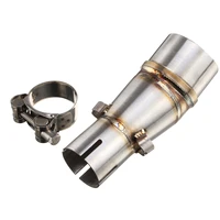 motorcycle exhaust middle pipe muffler link escape exhaust adapter for kawasaki z250 ninja 250 300 2013 2016 250cc 300cc z300