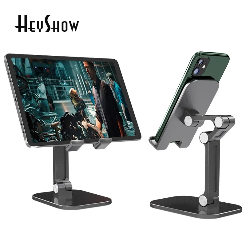 New Tablet Stand For 4-11” iPad Pro Air Mini Desktop Adjustable Foldable Phone Holder Bracket For Huawei Samsung Xiaomi iPhone