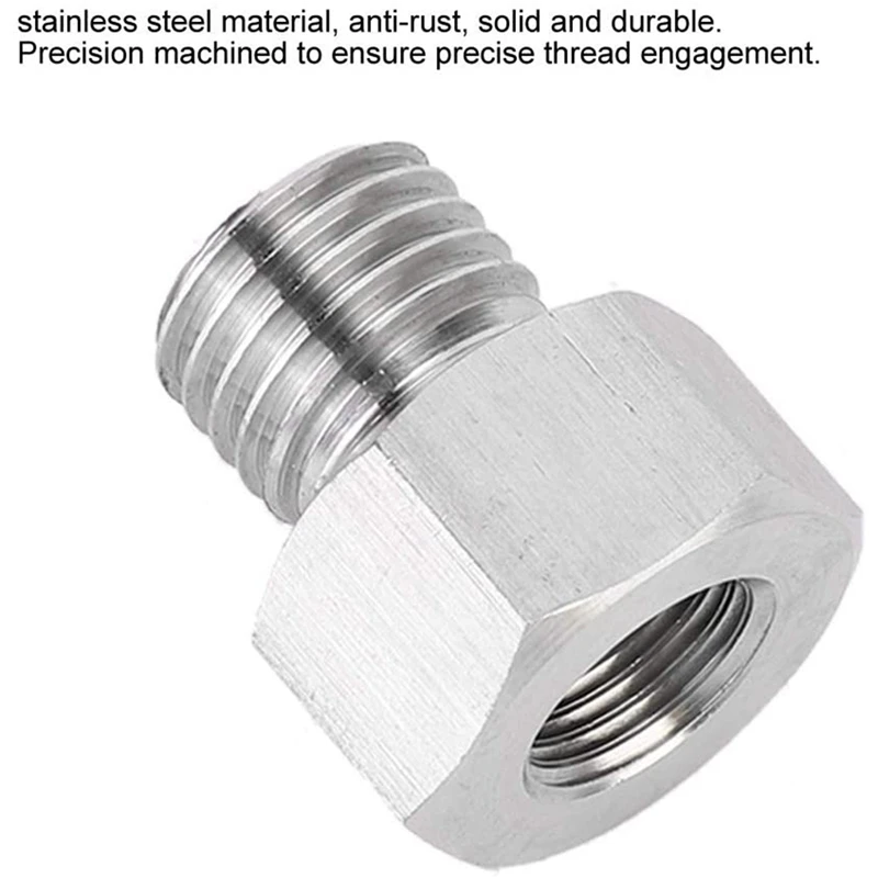 

Metric Fitting Adapter, Npt 1/8 inch Female to Metric M12X1.5 Male Auto Meter Accessory Fitting Adapter