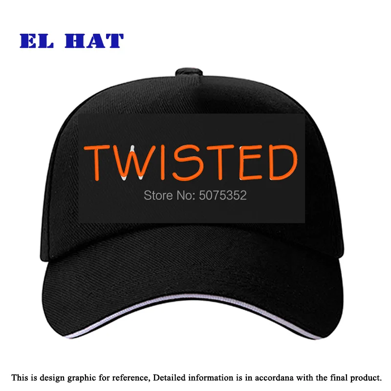 Подарок на день рождения пользовательский светодиодный Кепка с надписью s Snapback