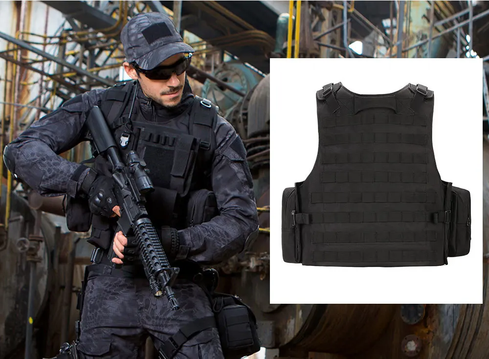 SINAIRSOFT тактический жилет-амфибия, страйкбол, сумки милитари, регулируемая защита Молла, для рыбалки, охоты, CS жилет LY2029