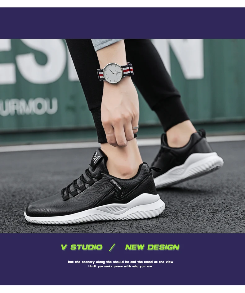 Осенняя теннисная обувь мужские кроссовки Удобная Кожаная обувь Tenis Masculino Легкая спортивная обувь для фитнеса Zapatillas Deportivas