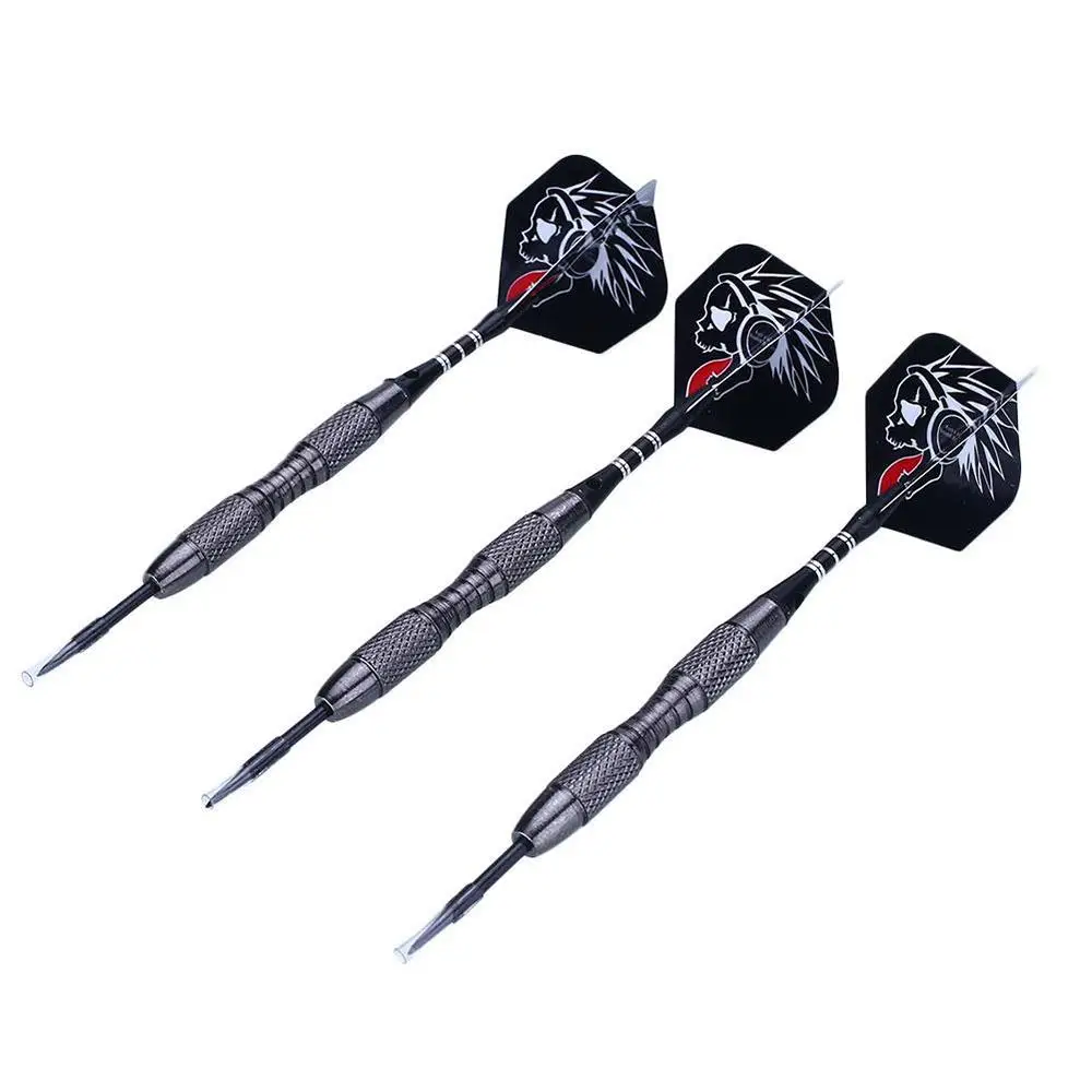 

3pcs Steel Tips Darts 22g Shafts Flight Harrow Point Wing Needle Barrel Throw