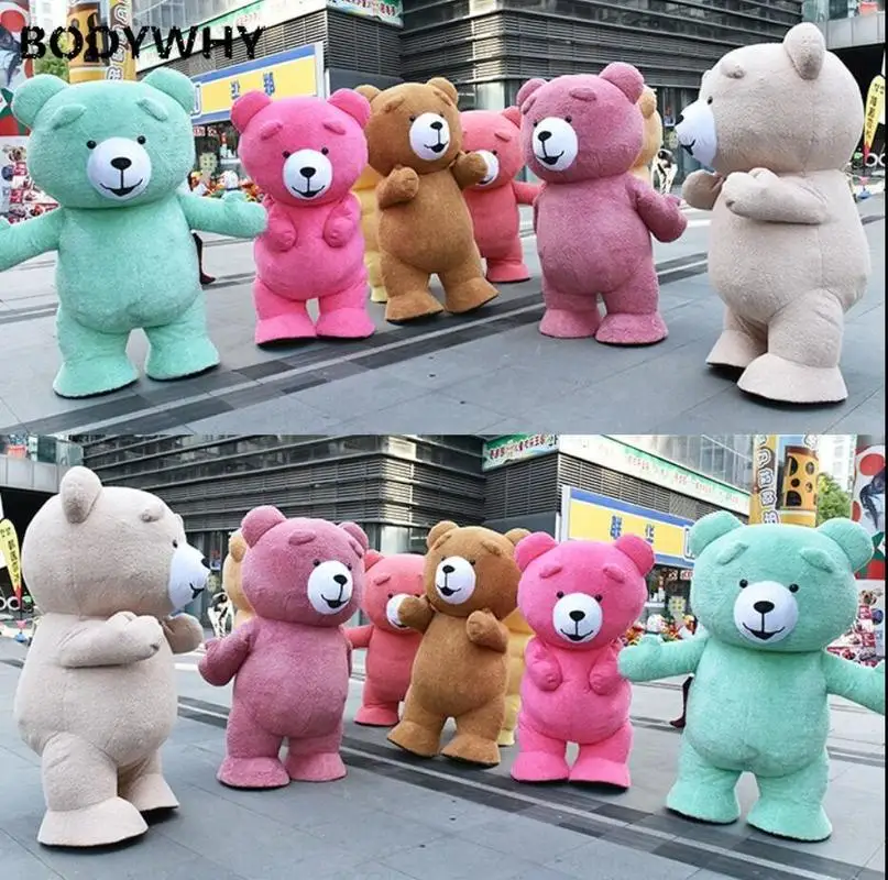 Надувной маскарадный костюм мишки тедди вечерние костюмы для костюмированной