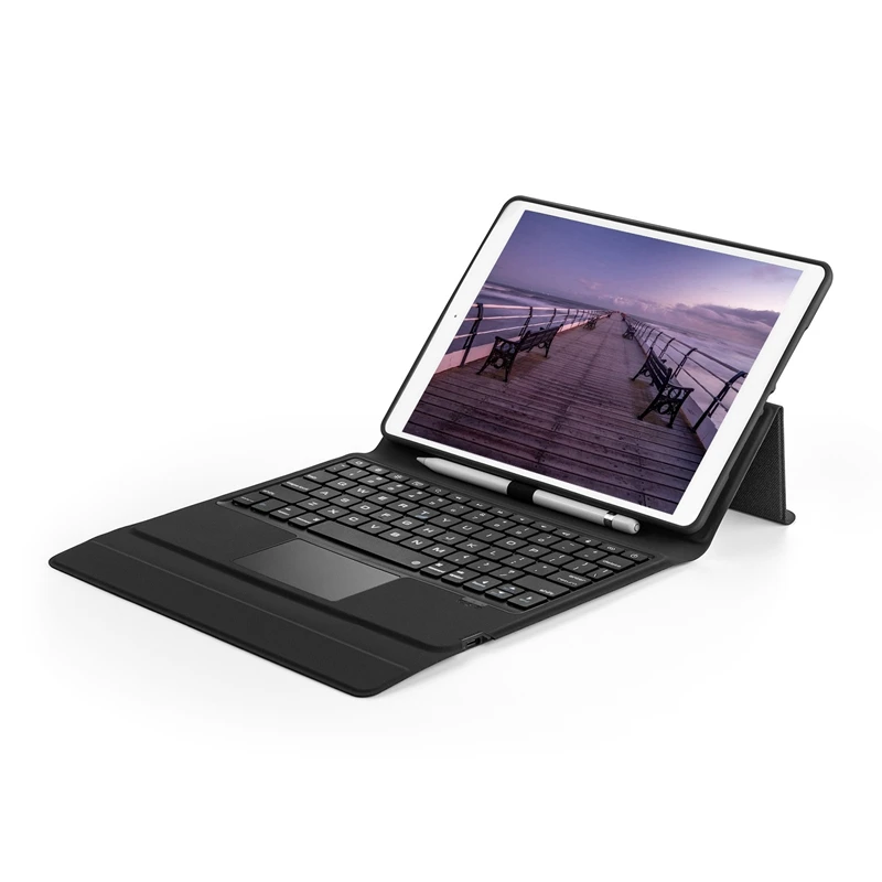 

Touchpad Keyboard for iPad 10.2&iPad 10.5 Inch Touchpad Wireless Bluetooth Keyboard Tablet Case with Smart Sleep
