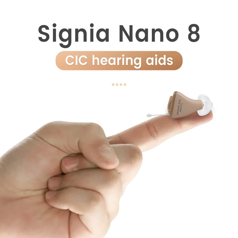 SIEMENS Signia невидимый слуховой аппарат Nano 8 Channel программируемые Цифровые слуховые