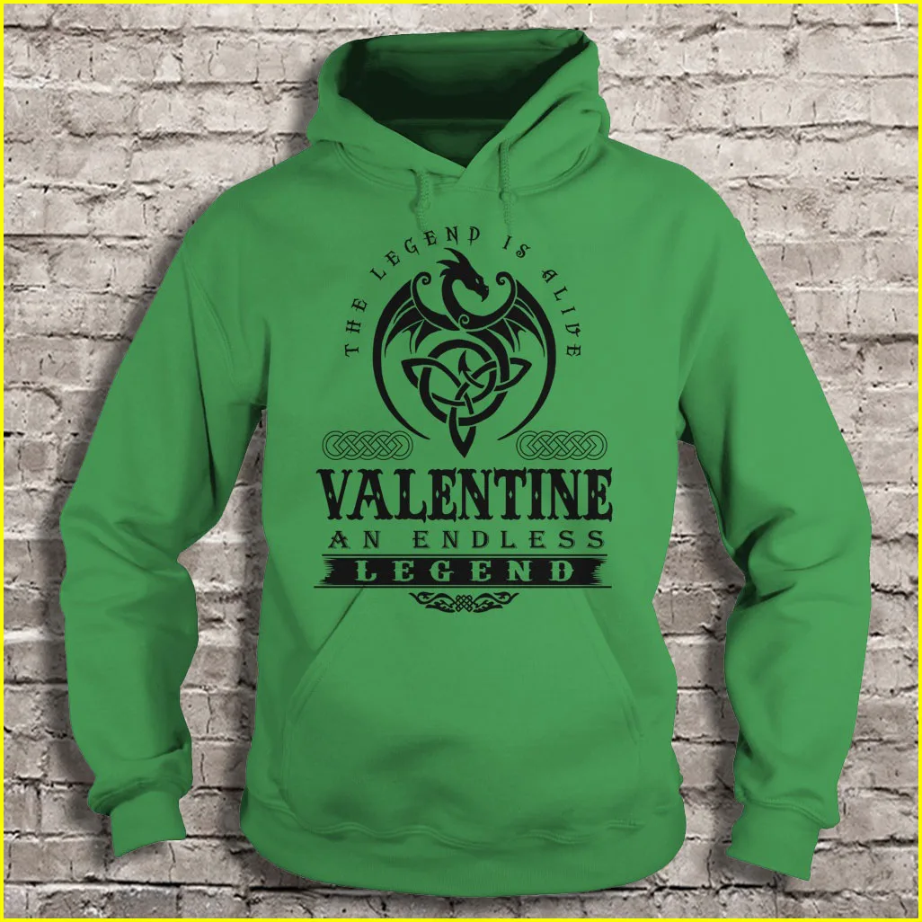 The Legend Is A Live Valentine бесконечные толстовки | Мужская одежда