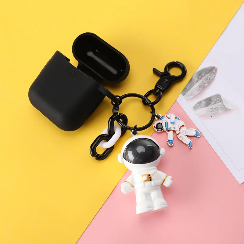Милый декоративный Мягкий силиконовый чехол для Apple Airpods 1 2 с космосом роботом