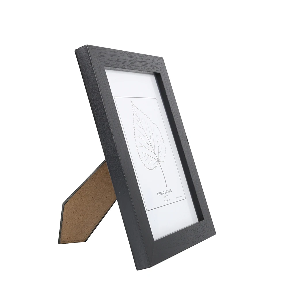 Table Top Black Деревянная фоторамка прямоугольник А4 7 10 20 12 8 дюймов Картина Настенная настольная настенная домашний декор DIY деревянный дисплей красный черный белый - Цвет: Table Top Black