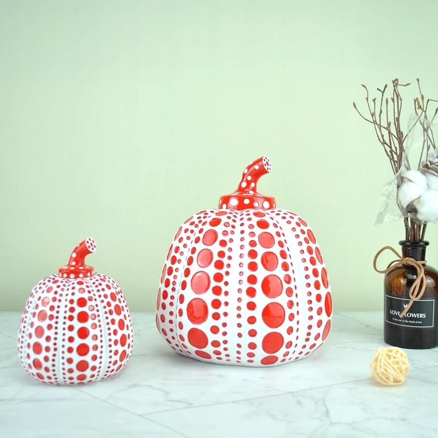 Точечная Тыква Yayoi Kusama японский художник Современная Скульптура узор в