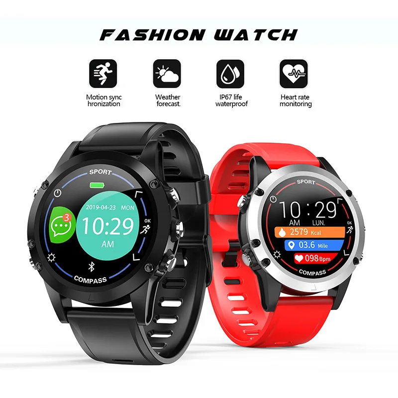 LIGE спортивные Смарт часы для мужчин и женщин монитор артериального давления