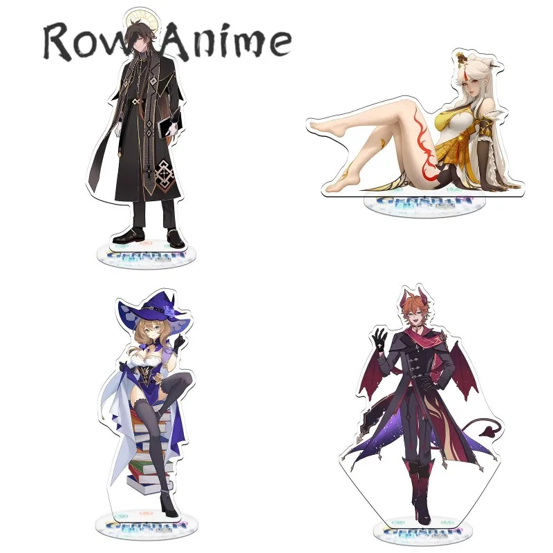 

Genshin Impact Anime Special Acrylic Figure Stand 20cm Tartaglia Zhongli Ganyu Model Plate Desk Decor Toy Collection Props