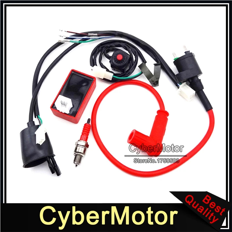 Электропроводка жгут проводов переключатель катушка зажигания 5 Pin AC CDI A7TC Свеча