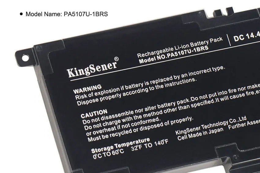KingSener PA5107U PA5107U-1BRS Батарея для Toshiba Satellite L45 L45D L50 S55 P55 L55 L55T P50 P50-A P55 S55-A-5275 S55-A5294