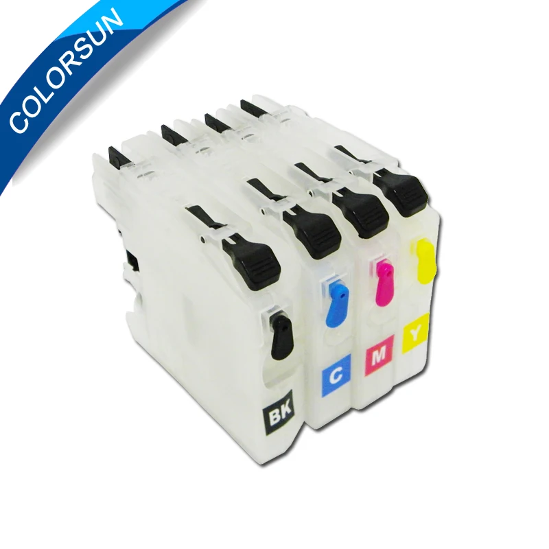 Короткие многоразовые картриджи LC231 LC233 4 шт. для смартфонов/J4120/J4620/J5320|Чернильные