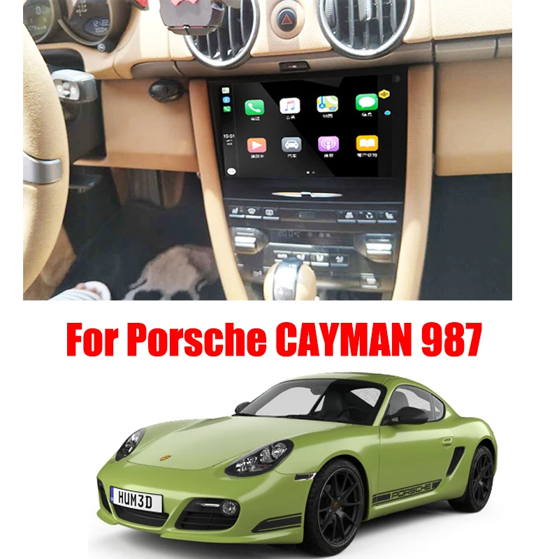 

Для автомобиля Porsche CAYMAN 987 Boxster R Android Интернет мультимедийный навигатор GPS аудио стерео CarPlay 360 система навигации вид с птицы