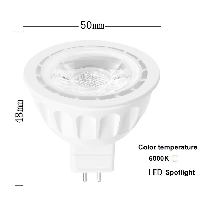 Суперъяркие светодиодсветодиодный точесветильник лампы MR16 COB светильник LED