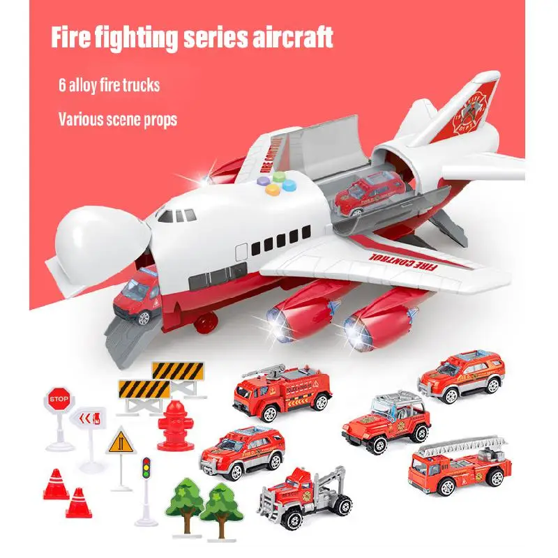 Моделирование детских игрушек трек инерция самолет музыка светильник строй Diecasts