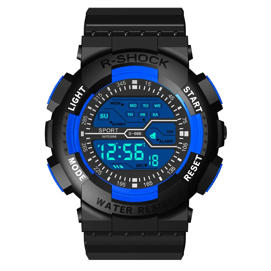 

Fashion Luminous Men Watch Sportwear Waterproof Digital Watches For Men Electronic Watches Men Wristwatches Sport Watches reloj
