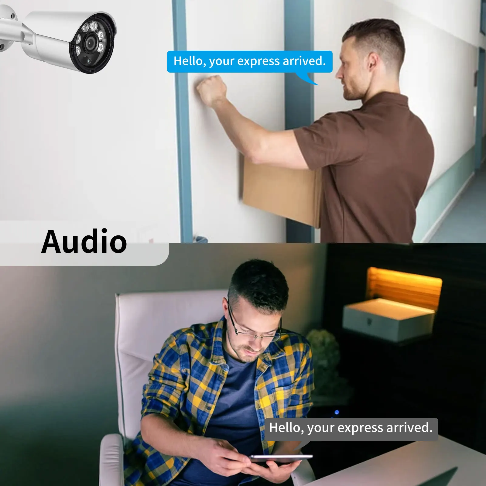 IP-камера Gadinan 8 Мп 48 В POE H.265 + HD | Безопасность и защита