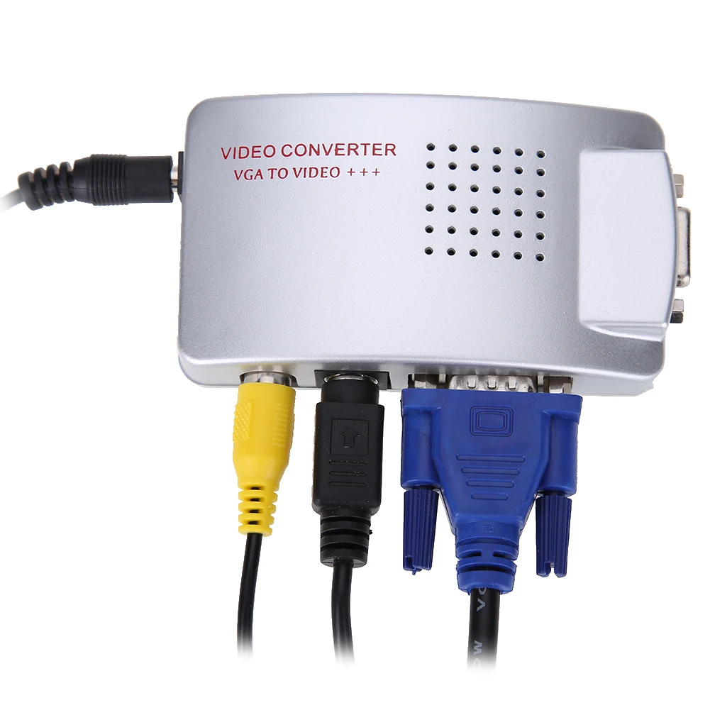 Универсальный NTSC PAL VGA для ТВ AV RCA адаптер сигнала конвертер видео переключатель