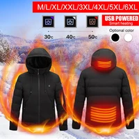 outdoor heating clothing jacket usb heating three speed thermostat mens clothing smart temperature control rechargeable coat