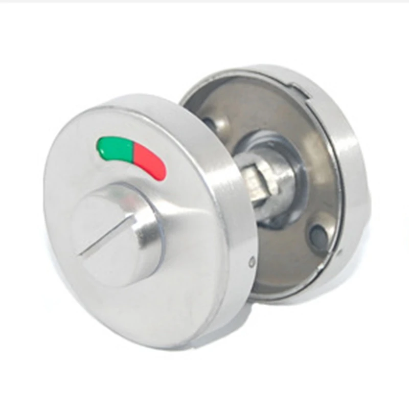 Металлический дверной замок для унитаза вертикальный ванной кабинета