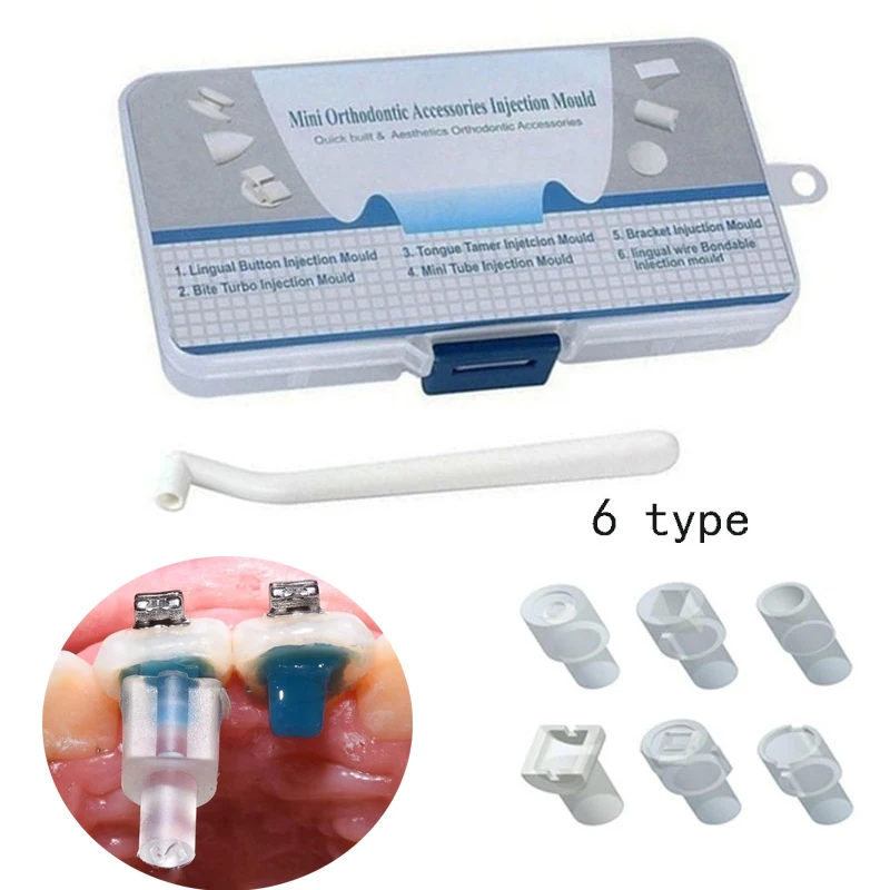 

Dentst 1 set Dental Mini Orthodontic Accessories Injection Mould Dental Orthodontic Mould brackets for braces kit