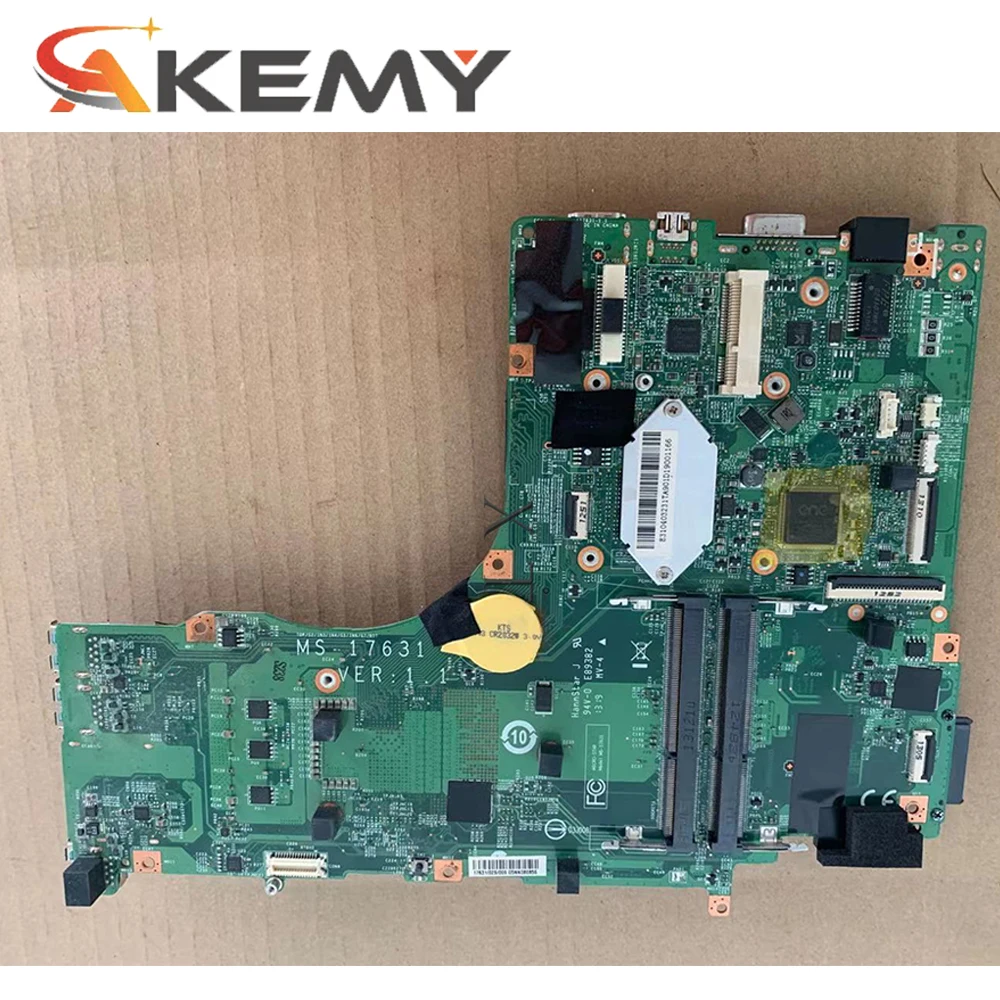 

AKEMY For MSI GT70 MS-1763 Laptop Motherboard MS-17631 VER:1.1 PGA947 Support I7 Processor Mainboard