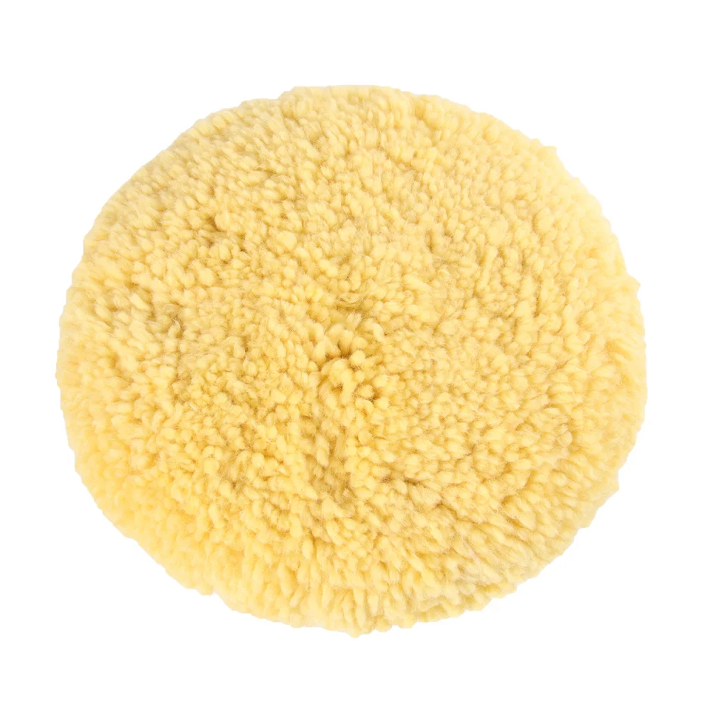 

M16 Waxing Wool Wheel Double Side Polished Pads Buffer for Car (White)