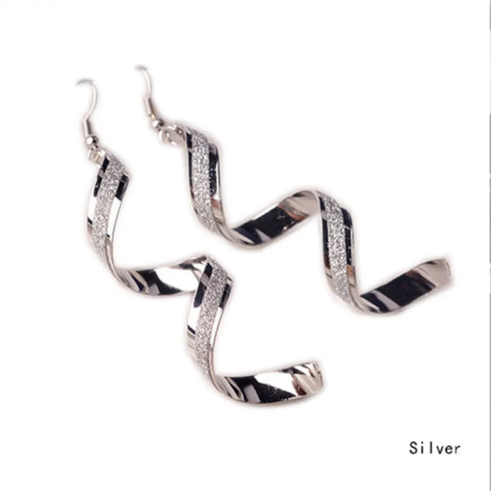 Длинные серьги подвески в стиле ретро золотого и серебряного цветов для женщин