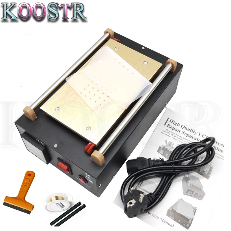 A 948Q высокое качество 110/220V Встроенный воздушный насос вакуумная машина-сепаратор с ЖК-экраном с общей топливной магистралью для телефона+ подарки - Цвет: A