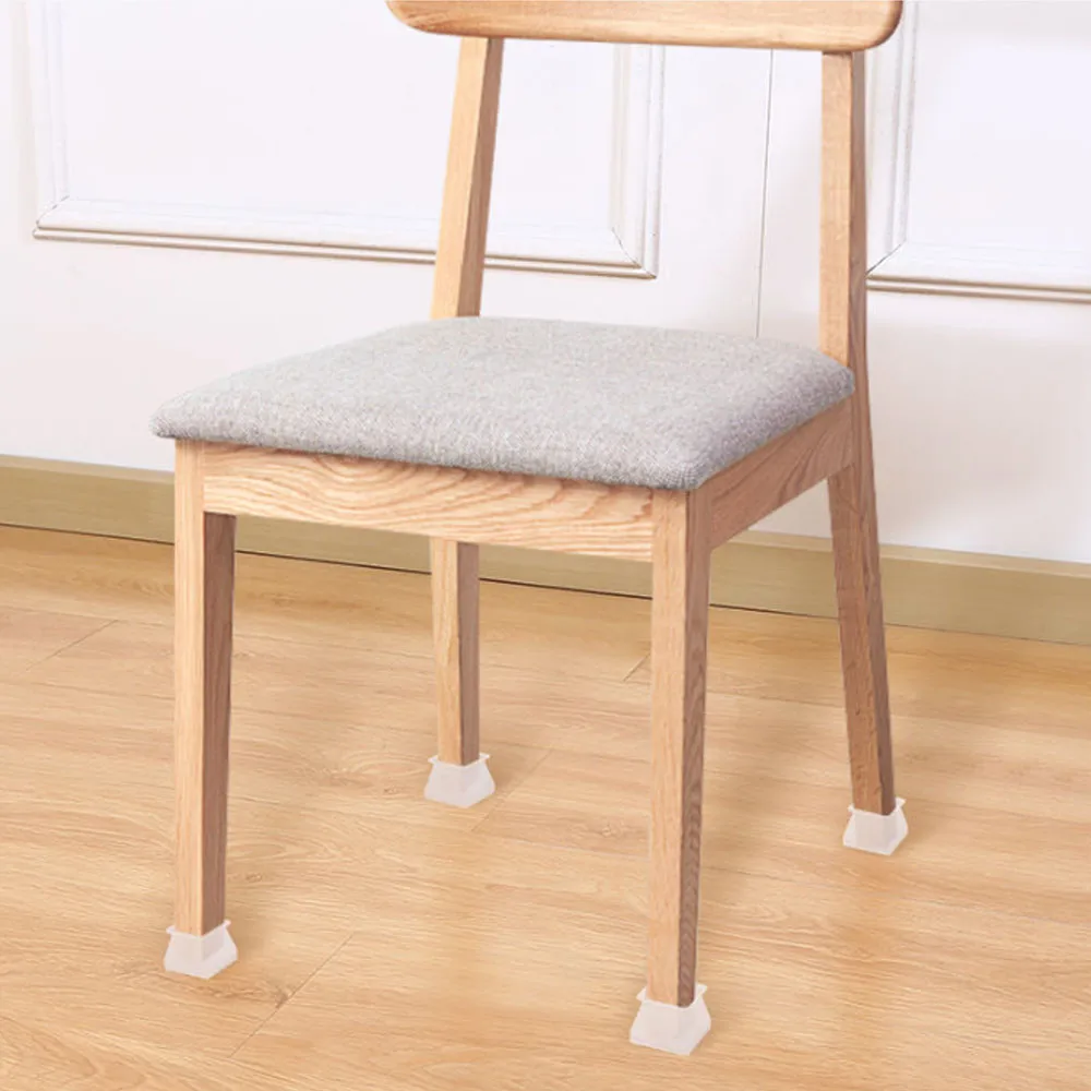 

10 Pcs Table Chair Leg Mat Silicone Non-slip Table Chair Leg Caps Foot Protection Bottom Cover Pads Wood Floor Protectors