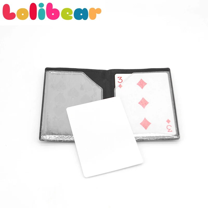 1 шт. оптический кошелек карта появляющаяся волшебные трюки крупным планом Magia