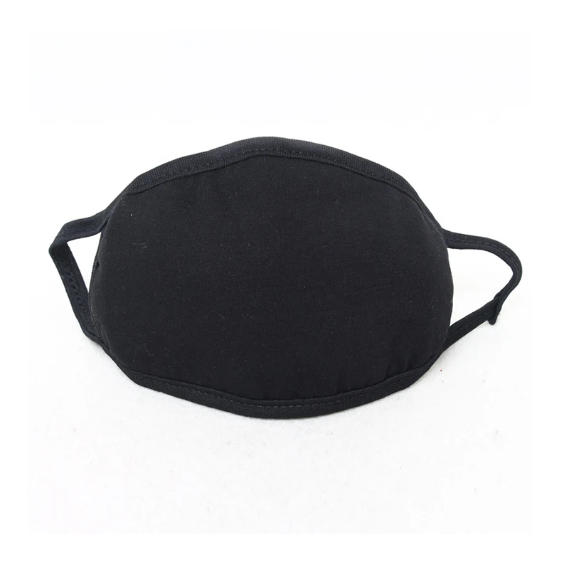 Хлопок черный для здоровья велоспорта защита от пыли лица унисекс рта маски