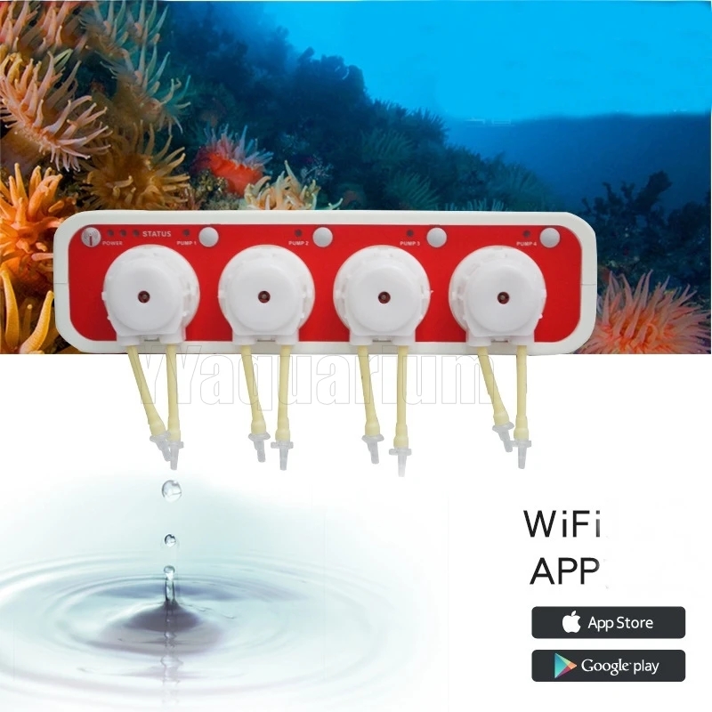 2021 Jebao WIFI DOSER 3 4 2 1 аквариум дозирующий насос риф Коралл Интеллектуальный