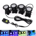 Светодиодная Водонепроницаемая RGB подводная лампа для аквариума, ландшафтный точесветильник льник для бассейна, фонтана, пруда, садового водоема