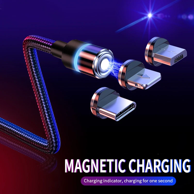 ONEVAN магнитный usb кабель для быстрой зарядки USB type C Магнитный зарядный Micro и