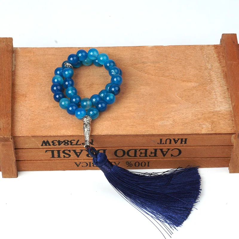 Трендовый Агат с узором дракона разделяемые бусины агатом 33 шт. Tesbih 8 мм