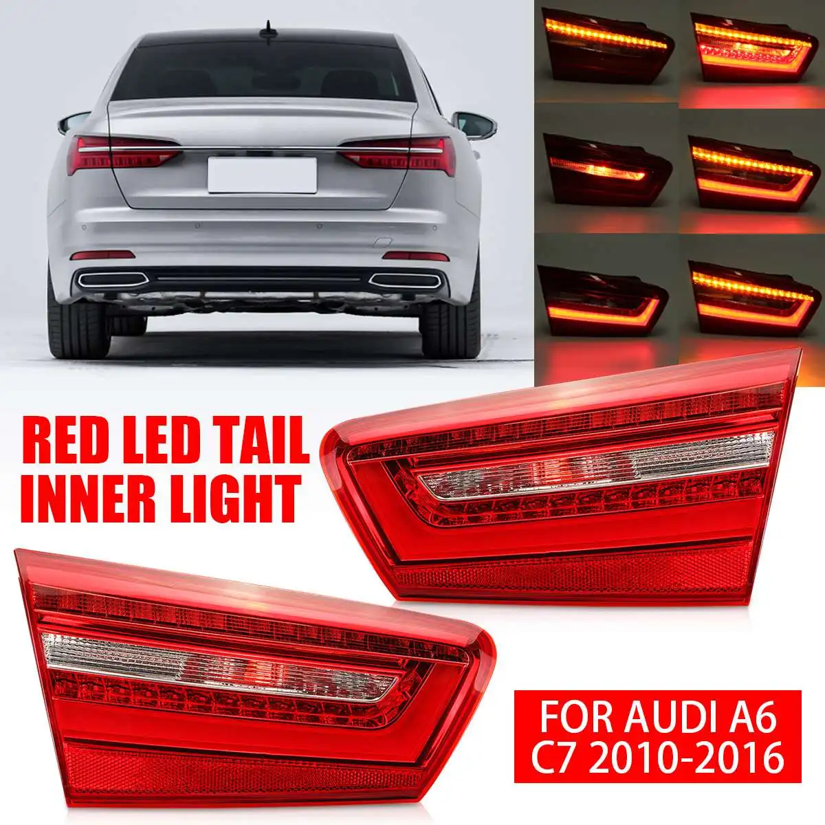 Пара автомобиля светодиодный задний светильник тормоза сигнальная лампа с