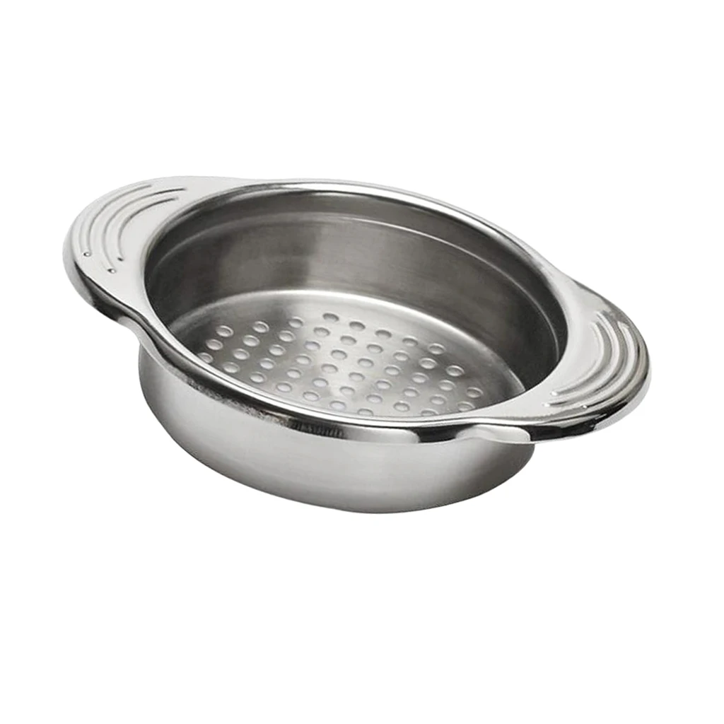 Нержавеющая сталь серебро банка Олово круглое отверстие фильтр для слива