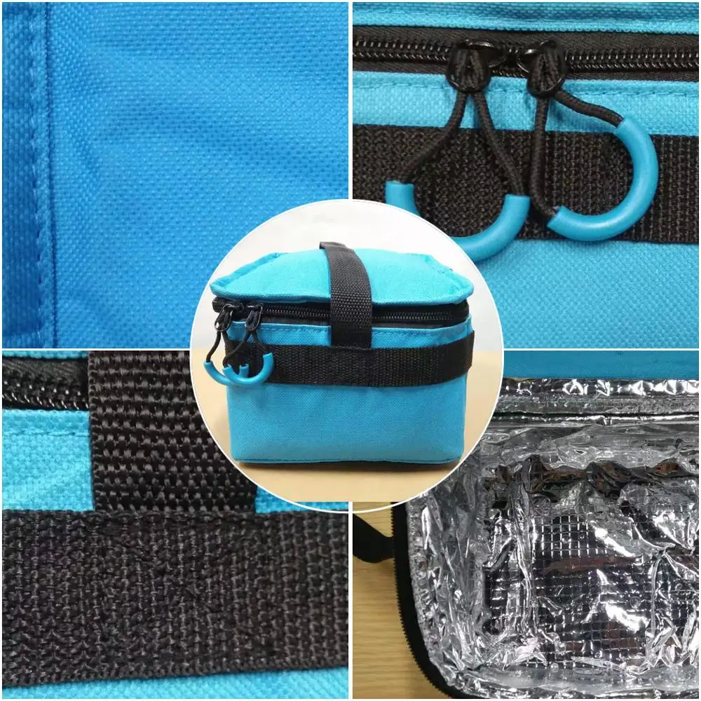 Портативная сумка холодильник для пикника изолированный ланч бокс сохраняющий