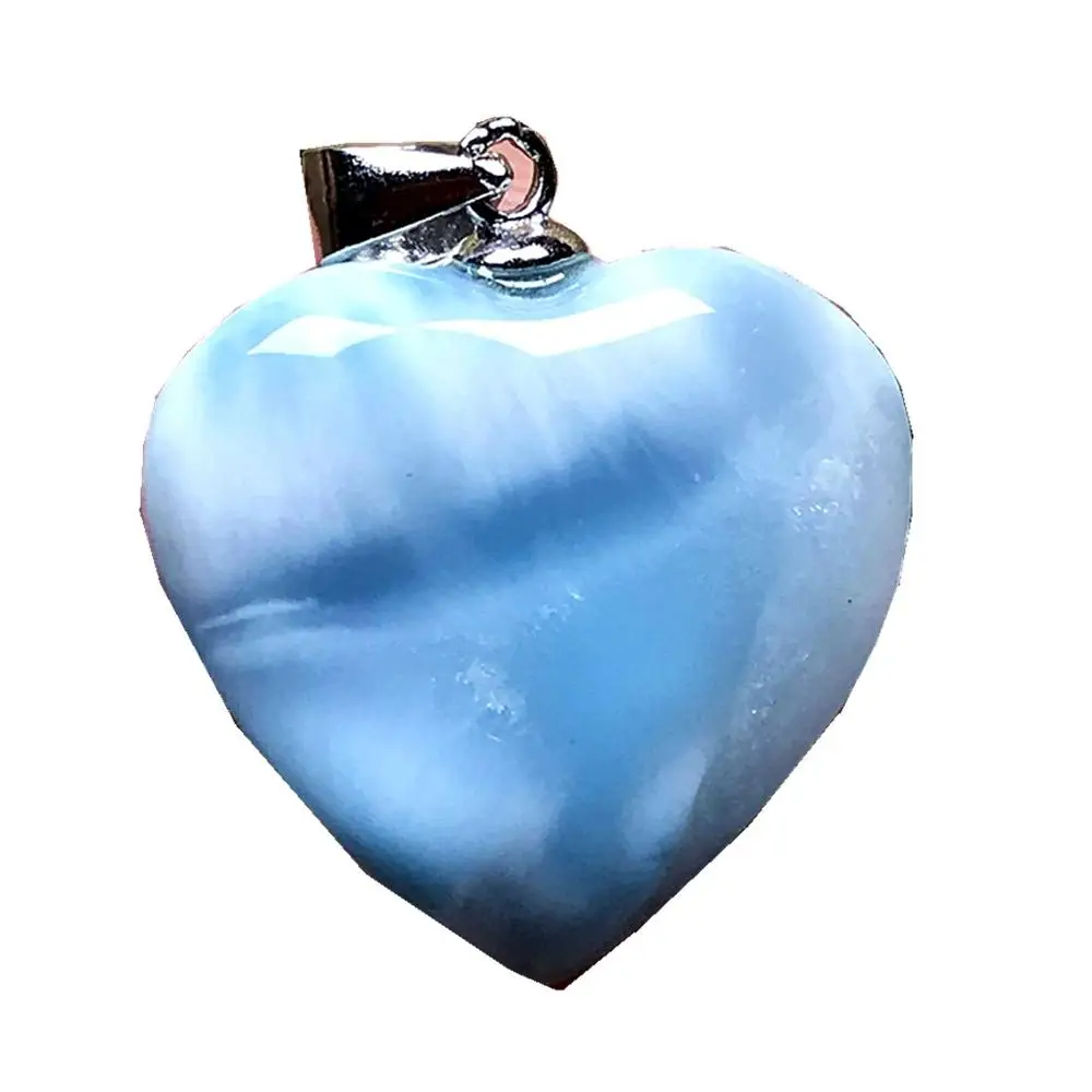 Подвеска из натурального голубого сердца 16 Х5 мм | Украшения и аксессуары