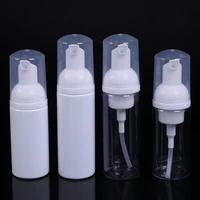 1pc 50ml60ml bubbler whiteclear foaming mousse bottle shampoo lotion shower gel foam pump bottles travel use