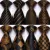 Подарочный мужской галстук роскошный золотой черный полосатый Пейсли Шелковый Свадебный галстук для мужчин DiBanGu дизайнерский платок запонки модный набор галстука - изображение