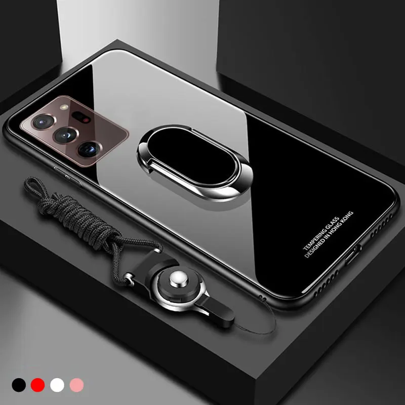 Magnet Ring Holder Phone Case For Samsung Galaxy Note 20 S21